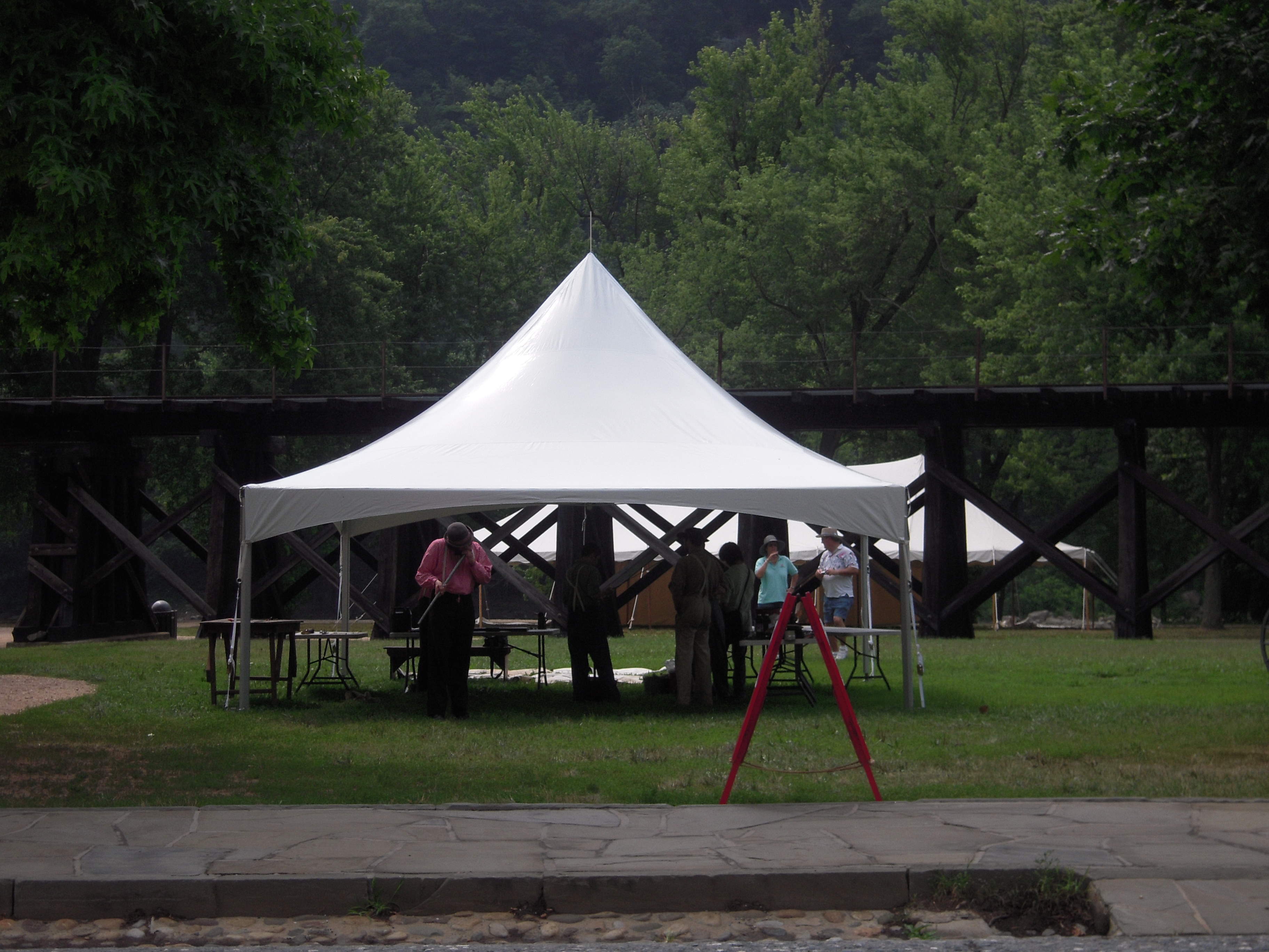 showing us how it was "back then"