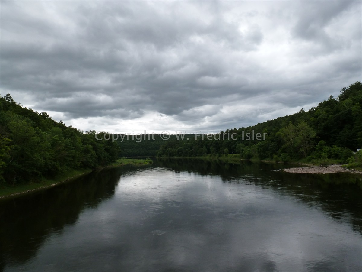 looking southwest from the bridge