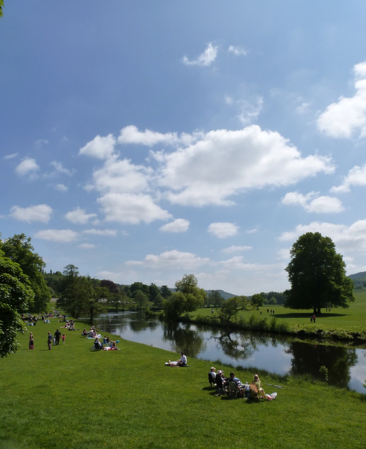 The River Derwent at Chatsworth House