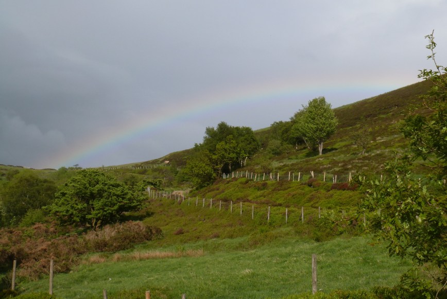 rainbow over Cheese Gate Nab